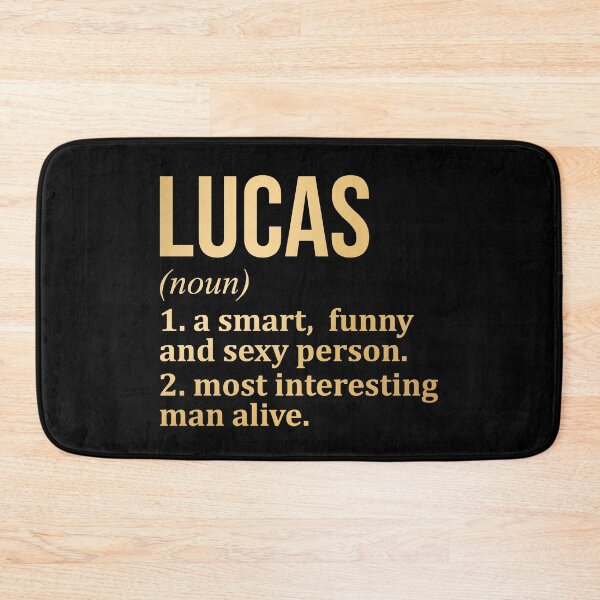 Item preview, Lucas Name Definition in Gold designed and sold by XCIV.