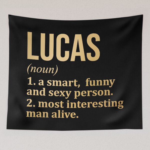 Item preview, Lucas Name Definition in Gold designed and sold by XCIV.