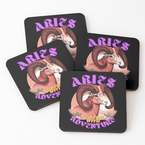Item preview, Aries: Flirting With Adventure. aries constellation designed and sold by ZodiacWonders.