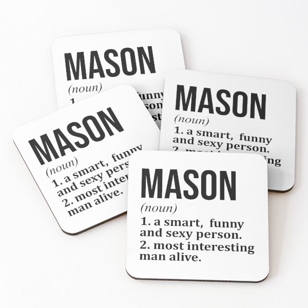 Item preview, Mason Name Definition designed and sold by XCIV.
