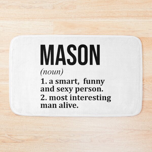 Item preview, Mason Name Definition designed and sold by XCIV.