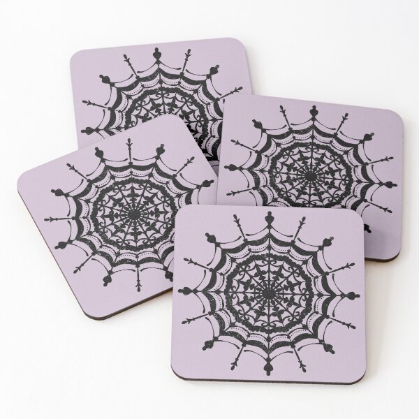 Artikelvorschau, Victorian Lace Spider Web Mandala - Dust + Coal entworfen und verkauft von Irene Estelle.