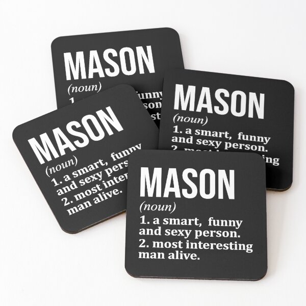 Item preview, Mason Name Definition designed and sold by XCIV.