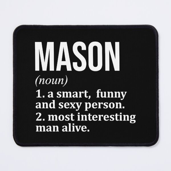 Item preview, Mason Name Definition designed and sold by XCIV.