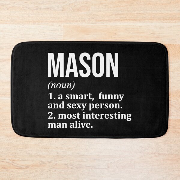 Item preview, Mason Name Definition designed and sold by XCIV.