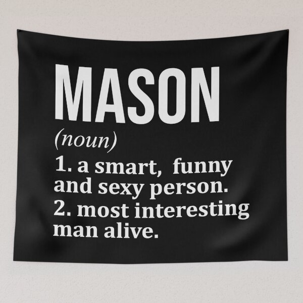 Item preview, Mason Name Definition designed and sold by XCIV.