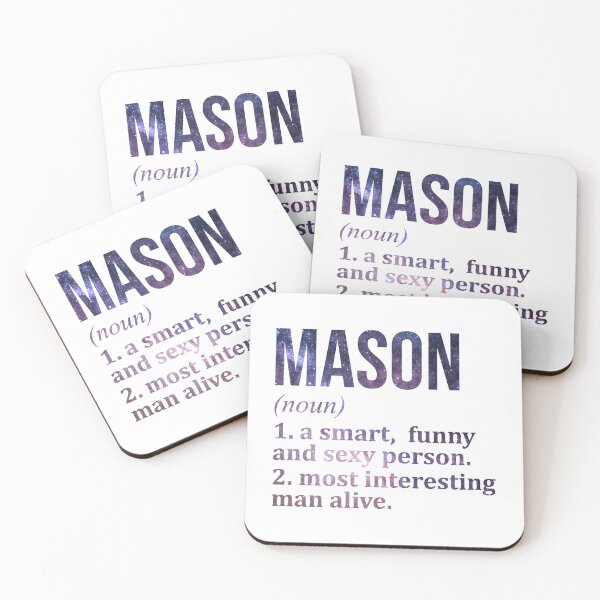 Item preview, Mason Name Definition designed and sold by XCIV.