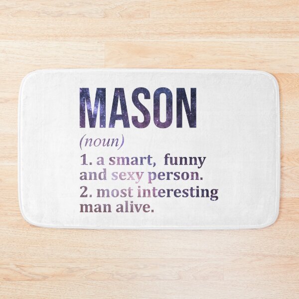 Item preview, Mason Name Definition designed and sold by XCIV.