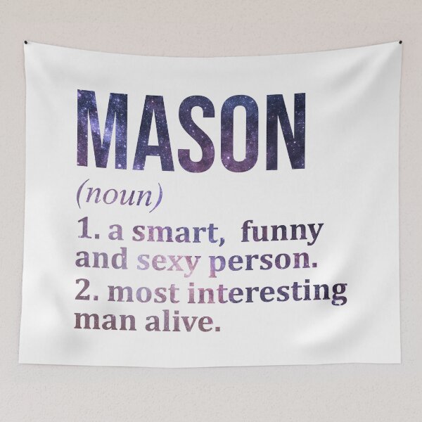 Item preview, Mason Name Definition designed and sold by XCIV.