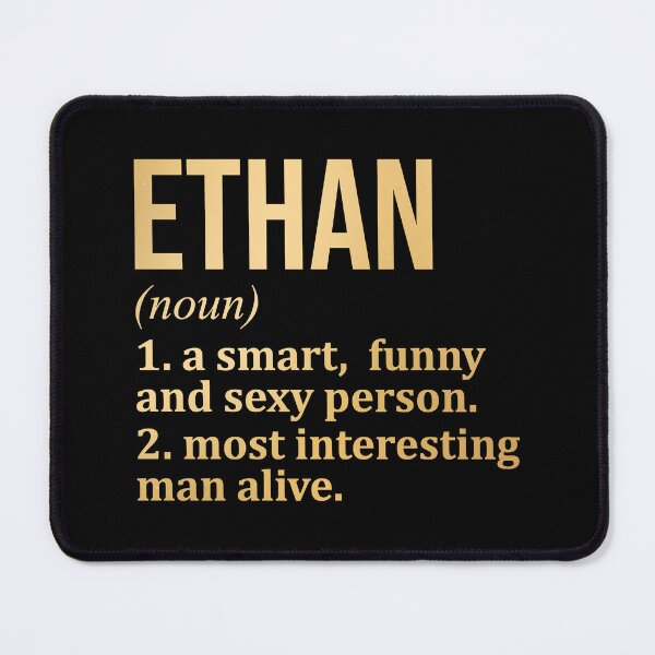 Item preview, Ethan Name Definition in Gold designed and sold by XCIV.