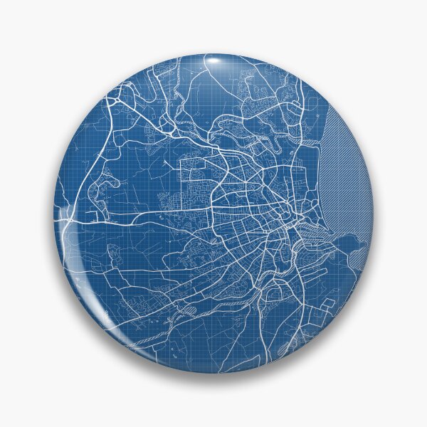 Item preview, Aberdeen City Map of Scotland - Blueprint designed and sold by deMAP.