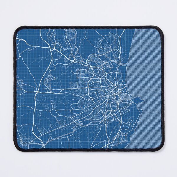 Item preview, Aberdeen City Map of Scotland - Blueprint designed and sold by deMAP.
