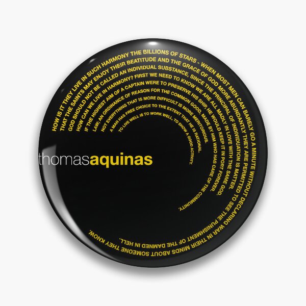 Item preview, Thomas Aquinas famous quotes poster [gold] designed and sold by CMYKStudio.