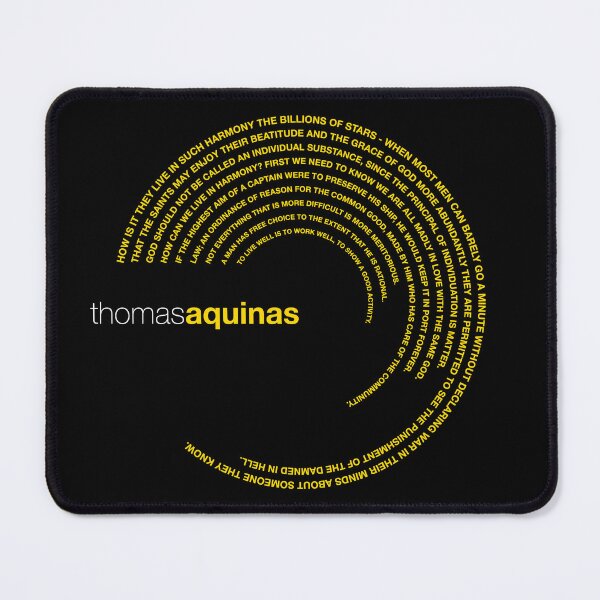 Item preview, Thomas Aquinas famous quotes poster [gold] designed and sold by CMYKStudio.