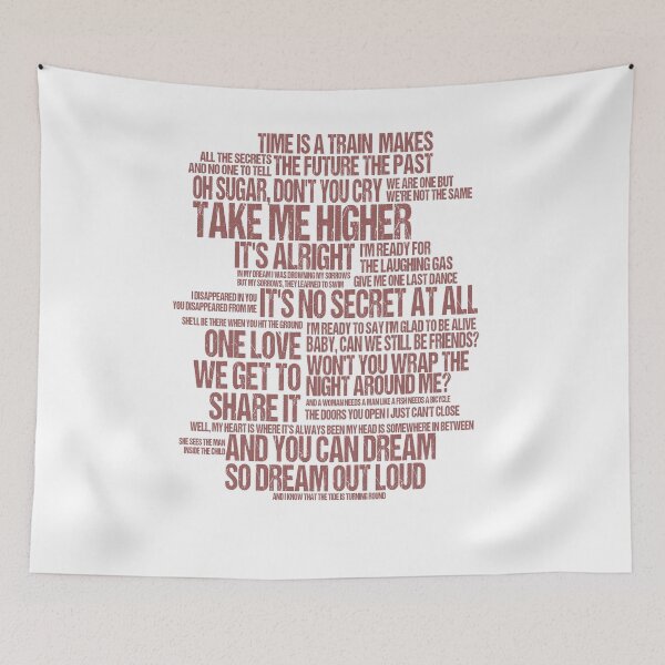 Item preview, achtung baby quotes cloud designed and sold by clad63.