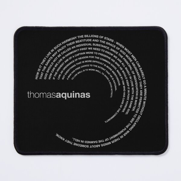 Item preview, Thomas Aquinas famous quotes poster [silver] designed and sold by CMYKStudio.