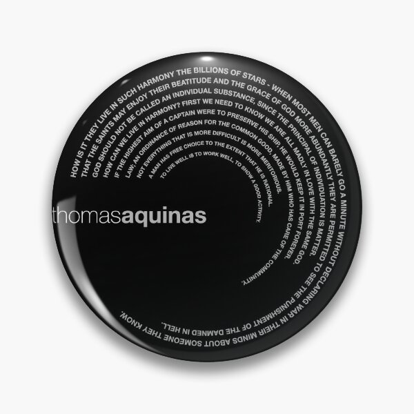 Item preview, Thomas Aquinas famous quotes poster [silver] designed and sold by CMYKStudio.