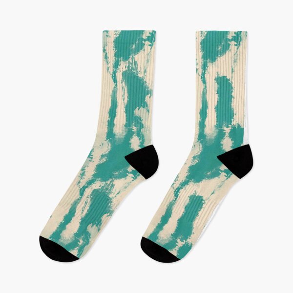 Item preview, Abstract minimal acrylic painting style green and cream designed and sold by Sunakokookkook.