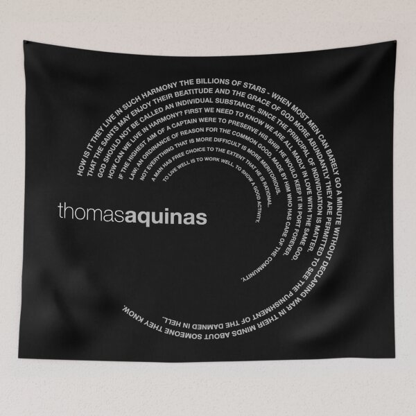 Item preview, Thomas Aquinas famous quotes poster [silver] designed and sold by CMYKStudio.
