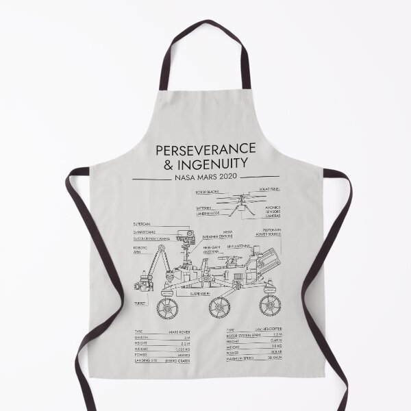 Item preview, Perseverance & Ingenuity - MARS 2020 (Black Stencil - No Background) designed and sold by BGALAXY.