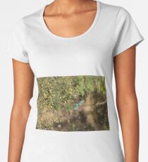 Diving Kingfisher Women's Premium T-Shirt