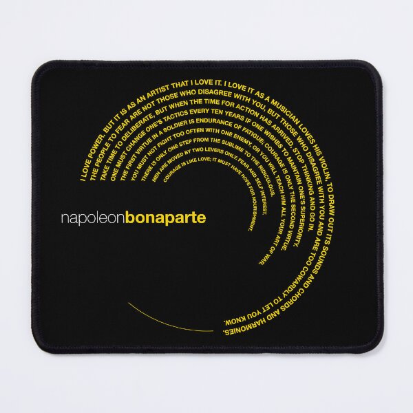 Item preview, Napoleon Bonaparte famous quotes poster [gold] designed and sold by CMYKStudio.