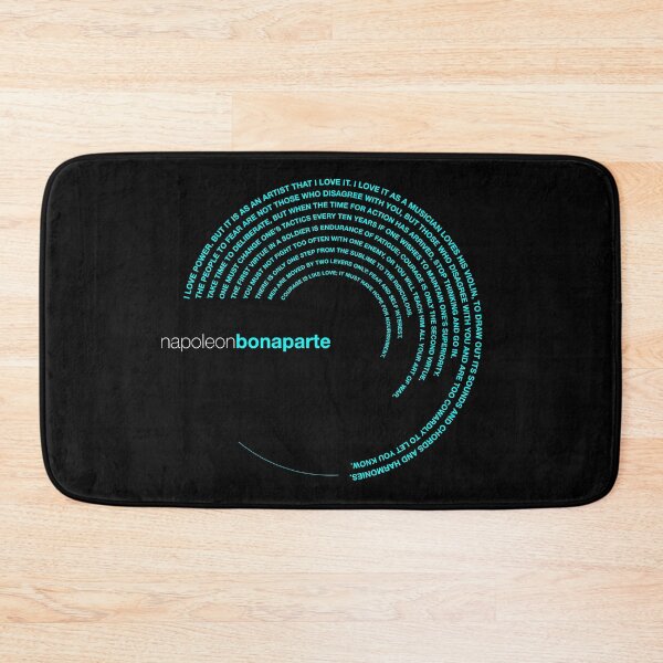 Item preview, Napoleon Bonaparte famous quotes poster [aqua] designed and sold by CMYKStudio.