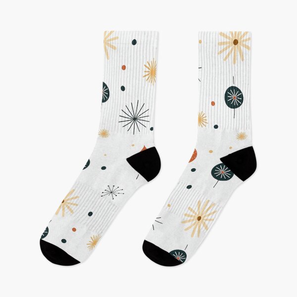Item preview, Festive christmas seamless pattern featuring orange dots and fireworks designed and sold by exitbird.