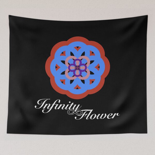 Item preview, Infinity flower white letters designed and sold by Ben3842.