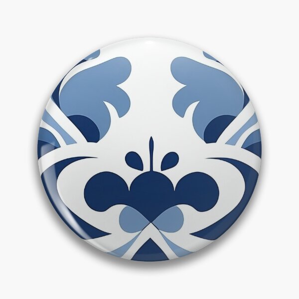 Item preview, Ornamental seamless pattern with blue flowers and white background designed and sold by exitbird.