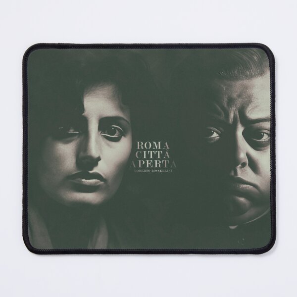 Item preview, Rome open city movie poster, neorealist movies, Roberto Rossellini, Anna Magnani, Aldo Fabrizi, alternative movie poster designed and sold by Spallutos.