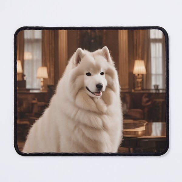 Item preview, Elegant Samoyed in Victorian Chandelier Elegance designed and sold by Lily Summers.