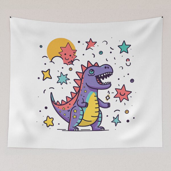 Item preview, Starry Purple Dino designed and sold by DenseColor.