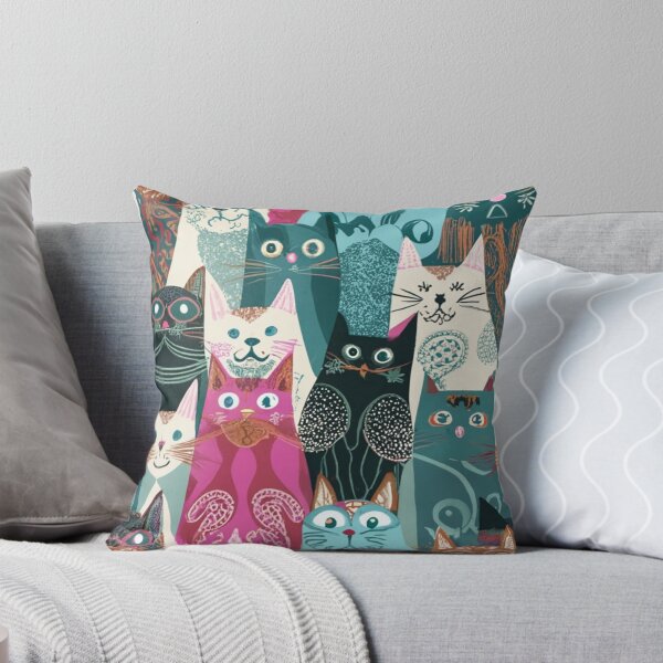 Item preview, Cat Pattern Backpack designed and sold by SUKREEP.