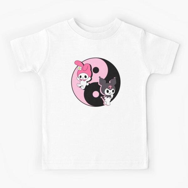 Create meme indie kid kuromi, kuromi, t-shirt for hello kitty