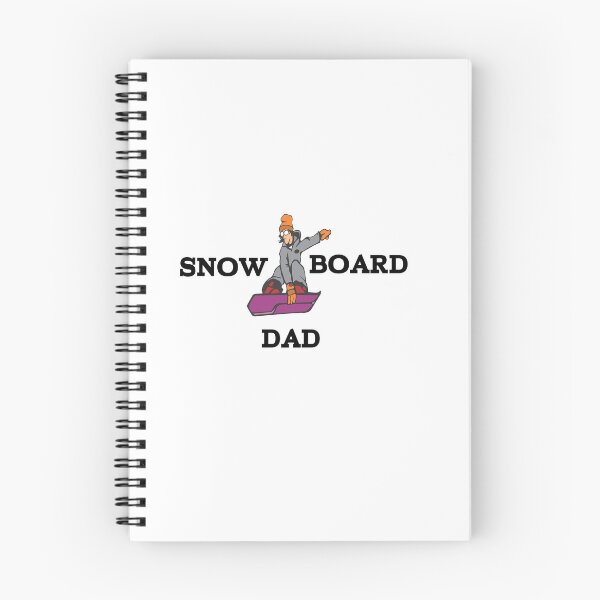 Item preview, snowboard dad with red board  designed and sold by MKshoper.