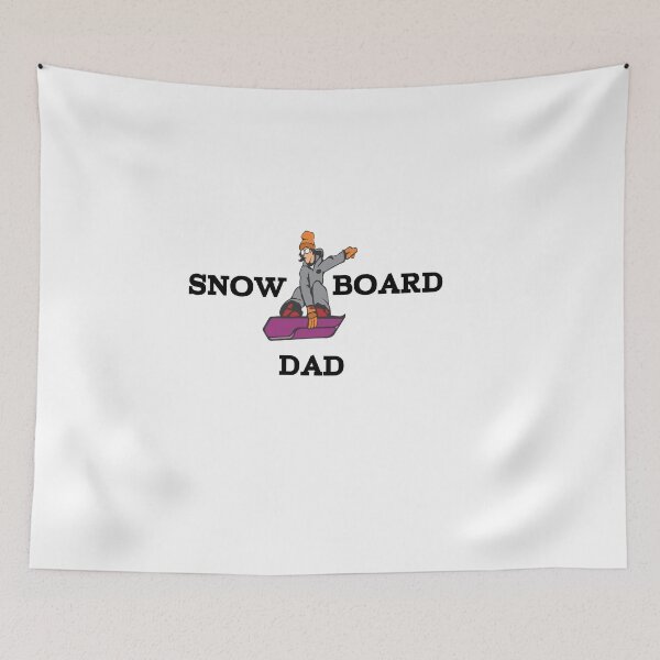 Item preview, snowboard dad with red board  designed and sold by MKshoper.