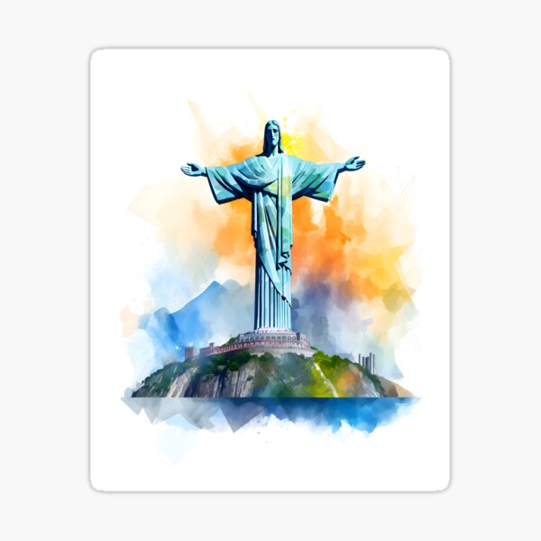 Item preview, Christ The Redeemer, Rio designed and sold by DigitalDoodleDK.
