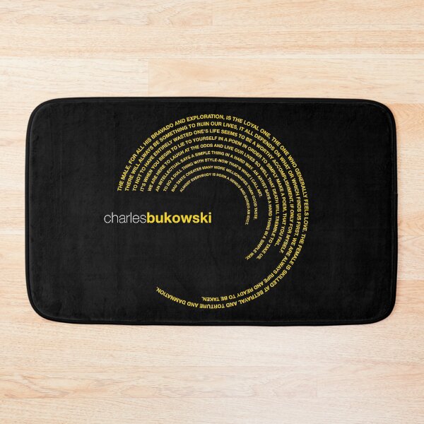Item preview, Charles Bukowski famous quotes poster [gold] designed and sold by CMYKStudio.