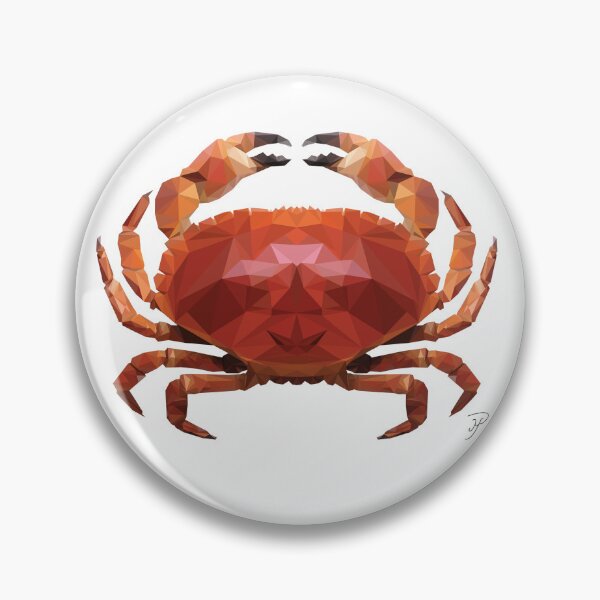 Item preview, Graphic Crab in Triangles designed and sold by Mike Payne.
