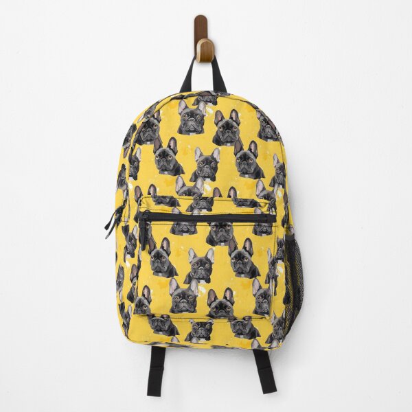 Item preview, Charcoal & Yellow Frenchie Composite Overlay Pattern #6 designed and sold by ARTficiallyAnon.