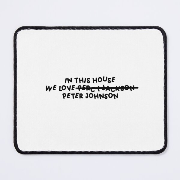 Item preview, In this House we love Percy Jackson (Peter Johnson) sticker  designed and sold by shezzastardis.