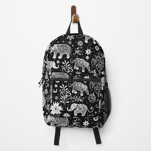 Item preview, A drawing of an elephant surrounded by flowers. designed and sold by Elephant-Shop.