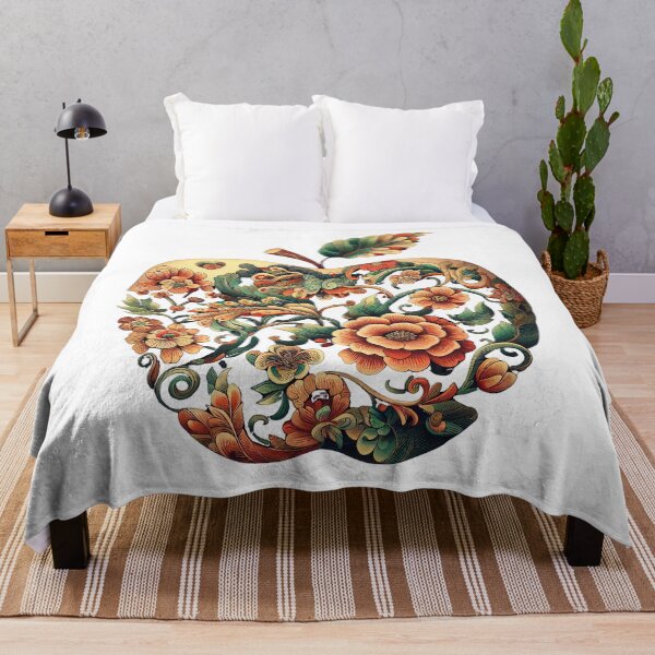 Item preview, Apple art, embroidery, engraved stencil, unusual design designed and sold by Natcharee.