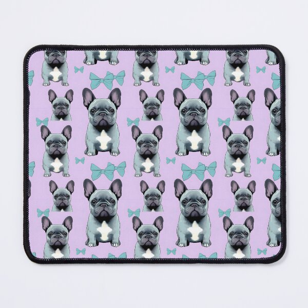 Item preview, Lavender & Teal Frenchie Composite Overlay Pattern #1 designed and sold by ARTficiallyAnon.