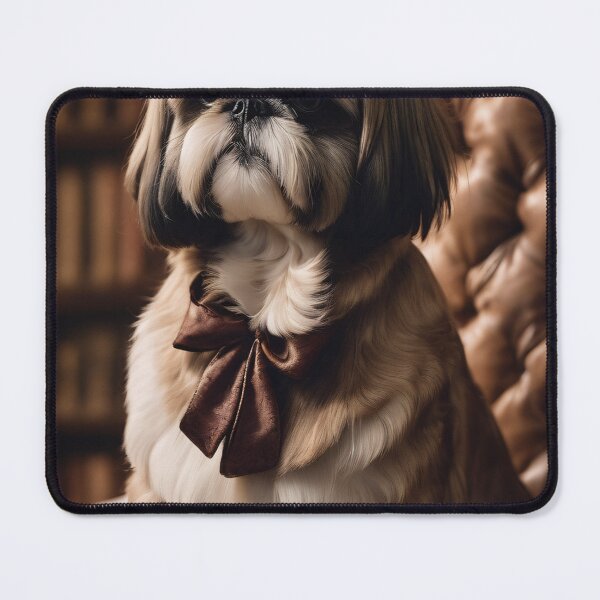 Item preview, Wisdom and Refinement: Shih Tzu in Library designed and sold by Lily Summers.