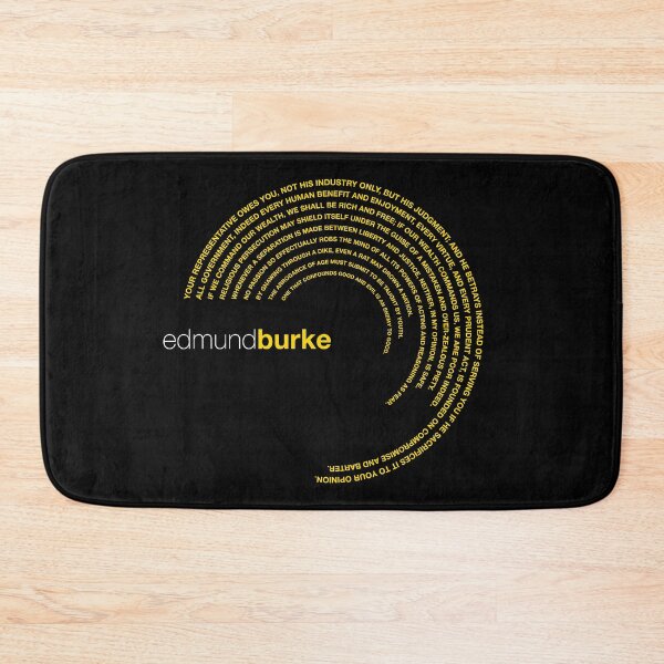 Item preview, Edmund Burke famous quotes poster [gold] designed and sold by CMYKStudio.