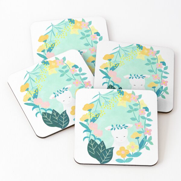 Item preview, Una cabra y flores. designed and sold by Yuuri Tayama.