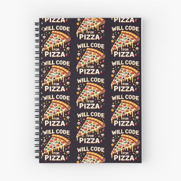 Item preview, Retro Gamer's Delight: 'Will Code for Pizza' Pixel Art Sticker designed and sold by pixlexi.