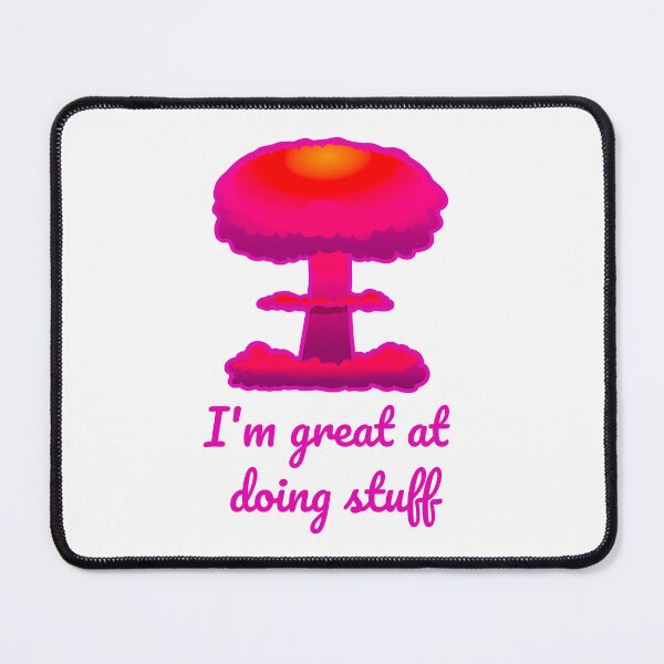 Item preview, I'm great at doing stuff (dark pink for light background) designed and sold by Jeeb-Arts.